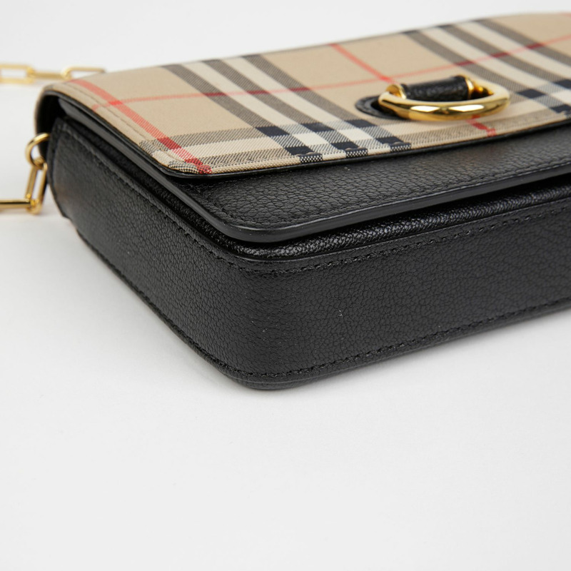 BURBERRY D 型環迷你鏈條單肩斜背包 8009530-7