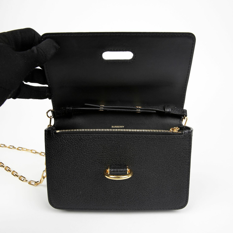 BURBERRY D 型環迷你鏈條單肩斜背包 8009530-9