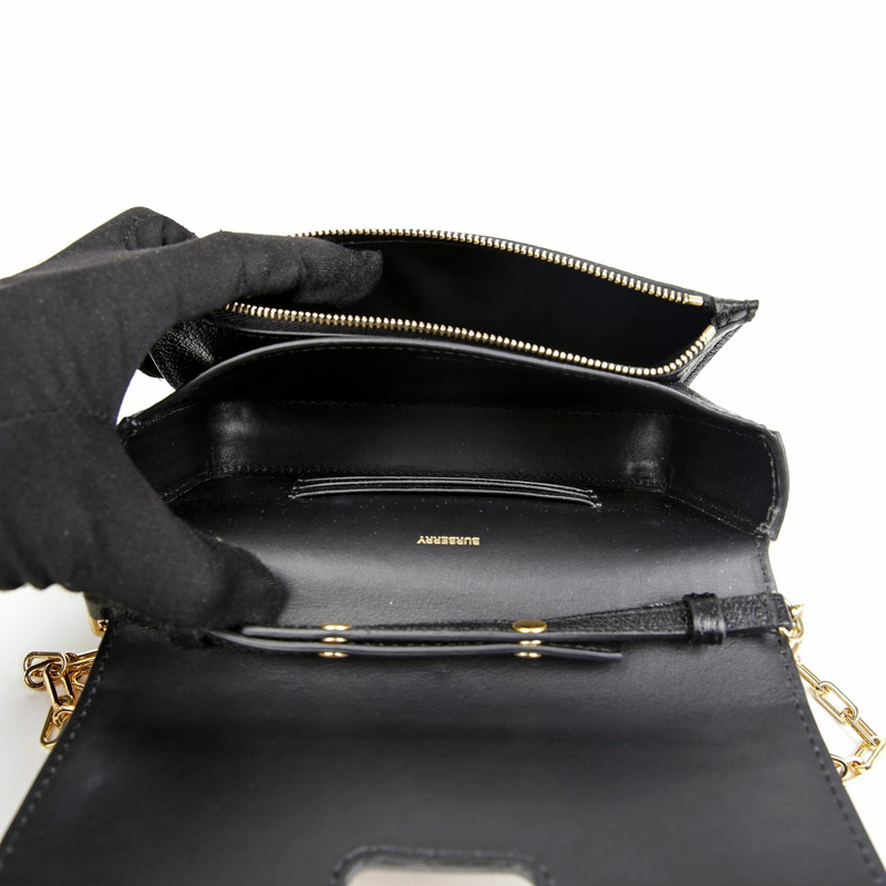 BURBERRY D 型環迷你鏈條單肩斜背包 8009530-10