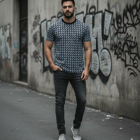 🚨 雙11最後倒數・今晚錯過等明年！【MCQ】滿版文字印花棉質T恤