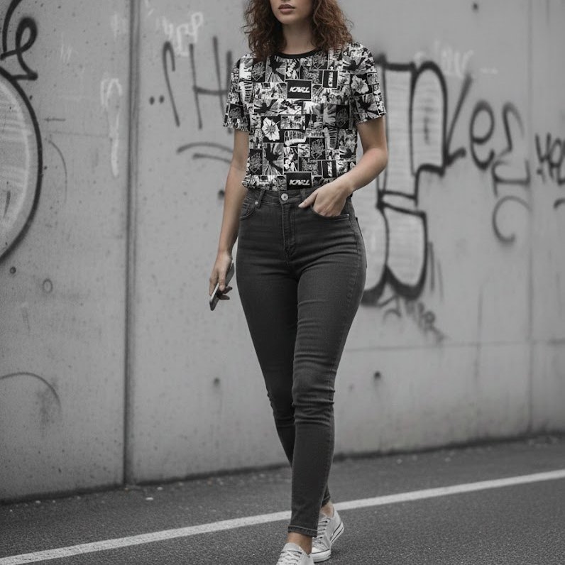 🚨 雙11最後倒數・今晚錯過等明年!【MOSCHINO】滿版文字logoT恤-0