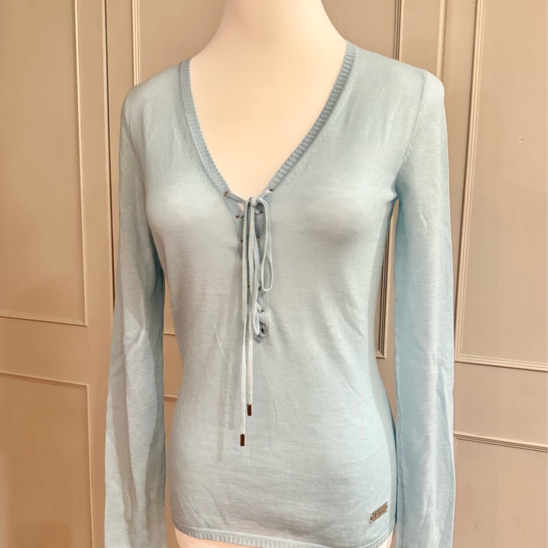 近新Dior迪奧100%喀什米爾羊絨薄長袖毛衣F36適合S-4