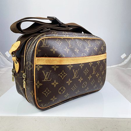 ＊奢華大道國際精品＊【L3254】LV 原花REPORTER 雙層記者斜背包(PM) M45254-1