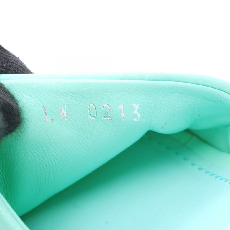 LOUIS VUITTON revival line 涼鞋 Monogram 壓花皮革 綠色 女款 #36-5