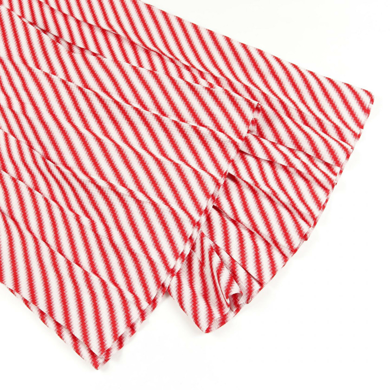 CELINE 褶皺褲黏膠纖維白紅尺寸 40 二手女款 Phoebe Philo Era-5