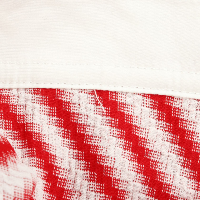 CELINE 褶皺褲黏膠纖維白紅尺寸 40 二手女款 Phoebe Philo Era-6