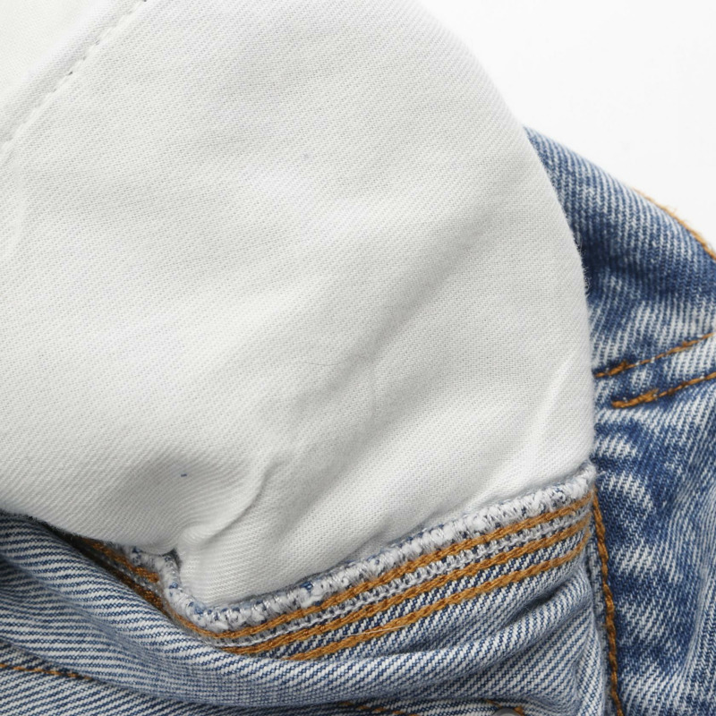 Alexander Wang 雙前片工裝牛仔褲 #25 棉質藍色二手-9