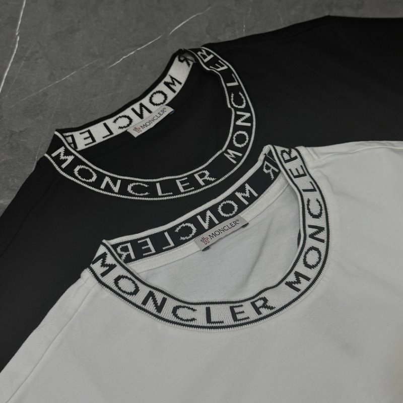 🚨 雙11最後倒數・今晚錯過等明年【MONCLER-盟可睞】爆款經典文字LOGO圓領設計T恤 白-4