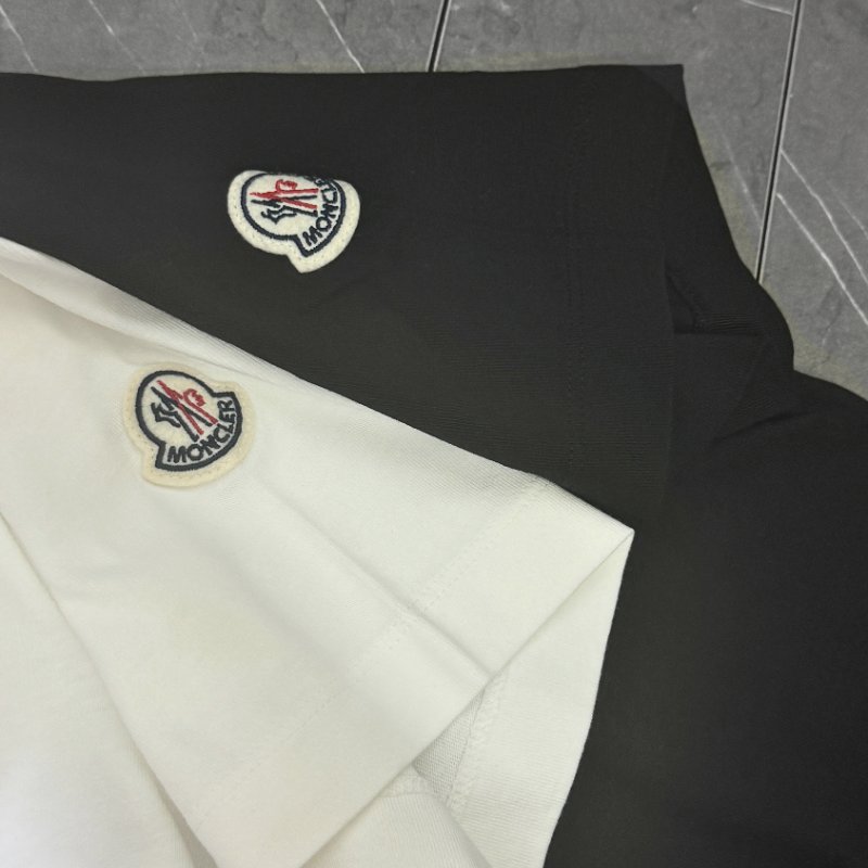 🚨 雙11最後倒數・今晚錯過等明年【MONCLER-盟可睞】爆款經典文字LOGO圓領設計T恤 白-5