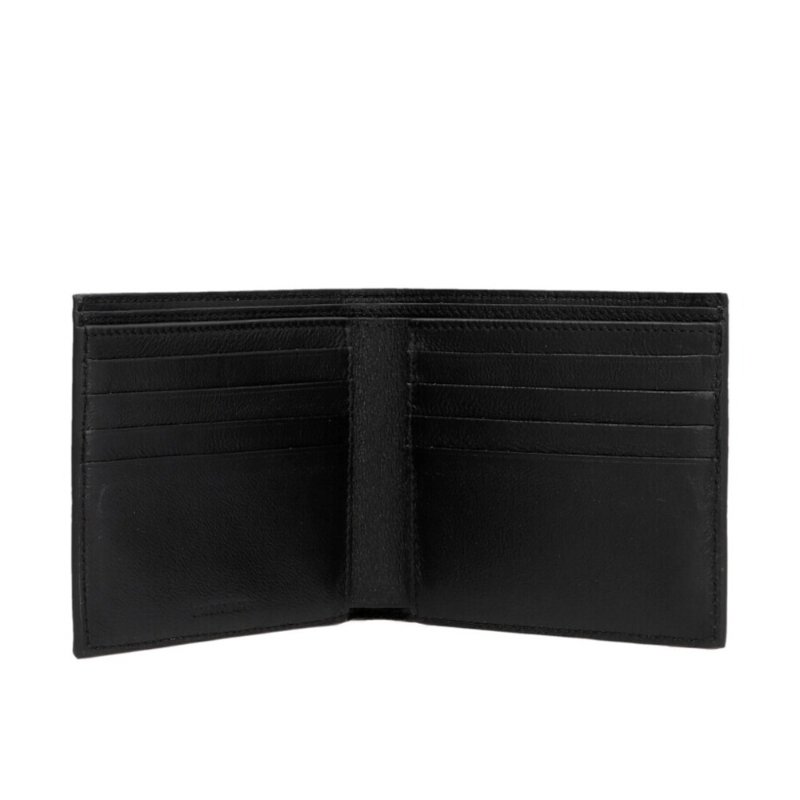 【Balenciaga 巴黎世家】Cash Square 皮革 卡夾 皮夾 短夾 黑色 5945491IZI31090-1