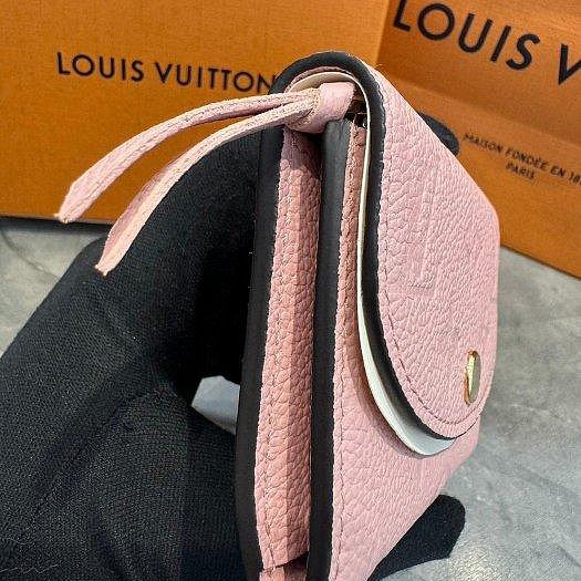 *SHIHNA名牌精品* LOUIS VUITTON ROSALIE 粉色壓紋零錢包-2