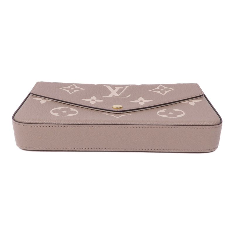 LOUIS VUITTON Monogram Empreinte Felicie Pochette金扣鏈帶肩背袋-3