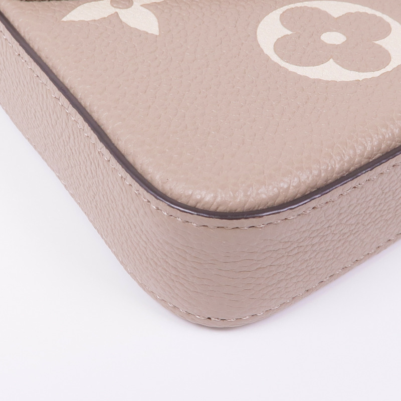 LOUIS VUITTON Monogram Empreinte Felicie Pochette金扣鏈帶肩背袋-5