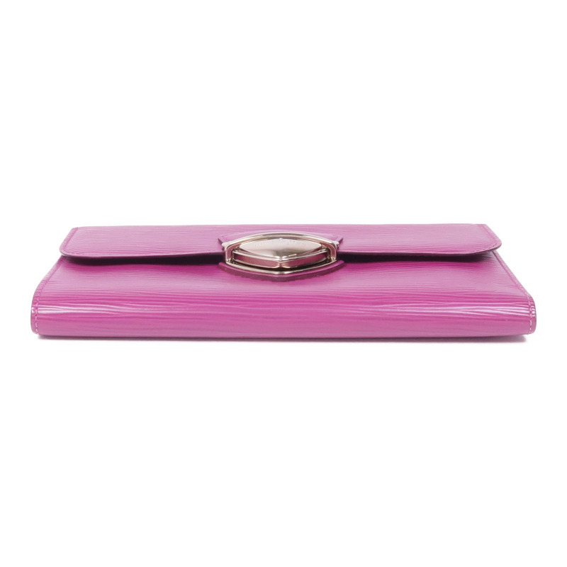 LOUIS VUITTON Epi Grenadine Eugenie銀扣長錢包-3
