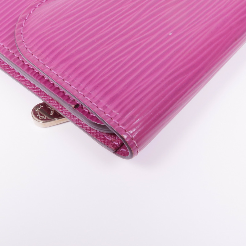 LOUIS VUITTON Epi Grenadine Eugenie銀扣長錢包-7