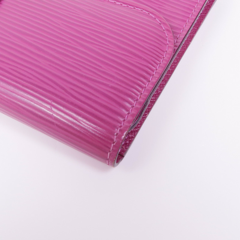 LOUIS VUITTON Epi Grenadine Eugenie銀扣長錢包-8