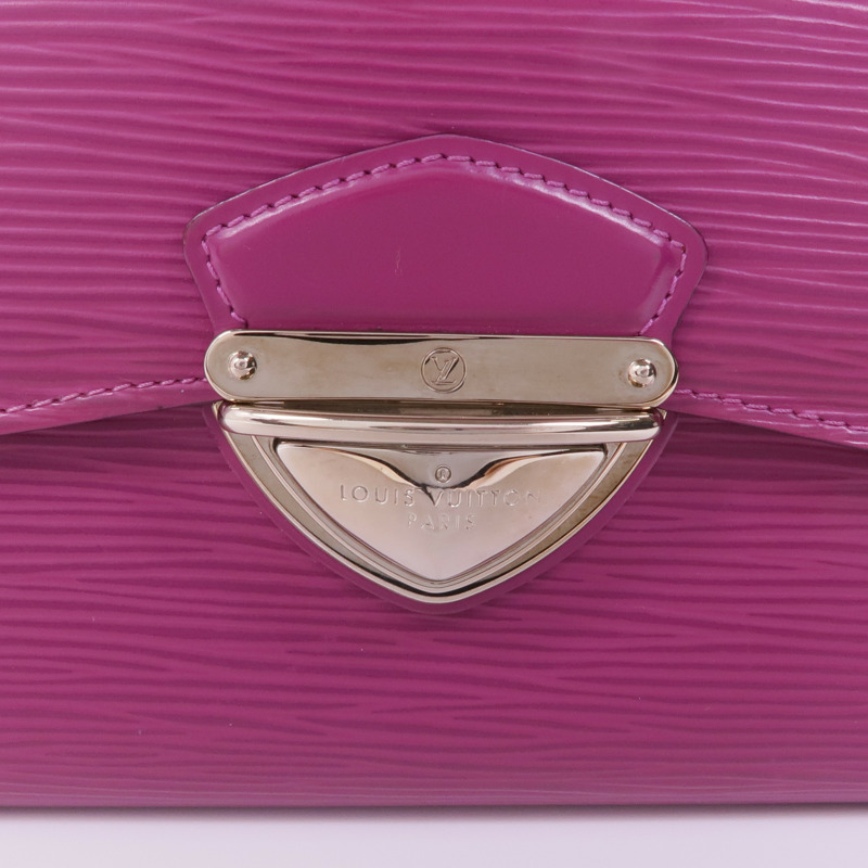 LOUIS VUITTON Epi Grenadine Eugenie銀扣長錢包-10