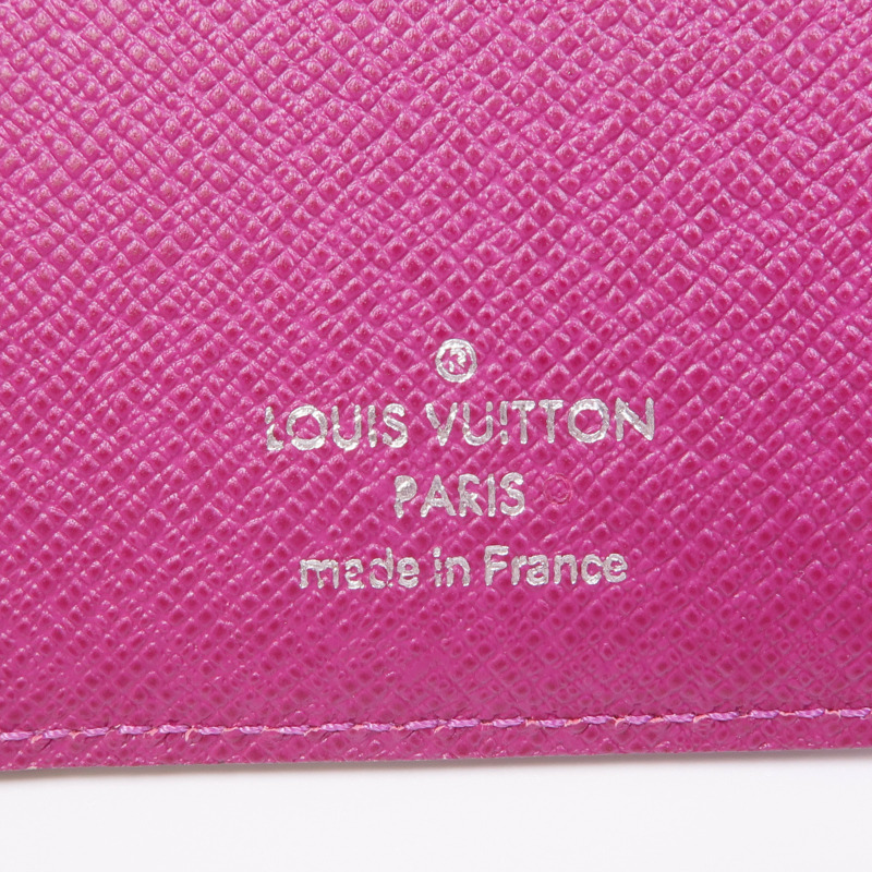 LOUIS VUITTON Epi Grenadine Eugenie銀扣長錢包-12