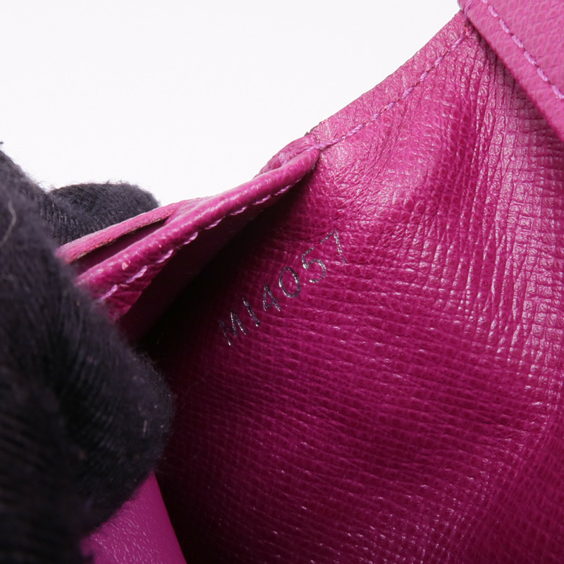 LOUIS VUITTON Epi Grenadine Eugenie銀扣長錢包-18