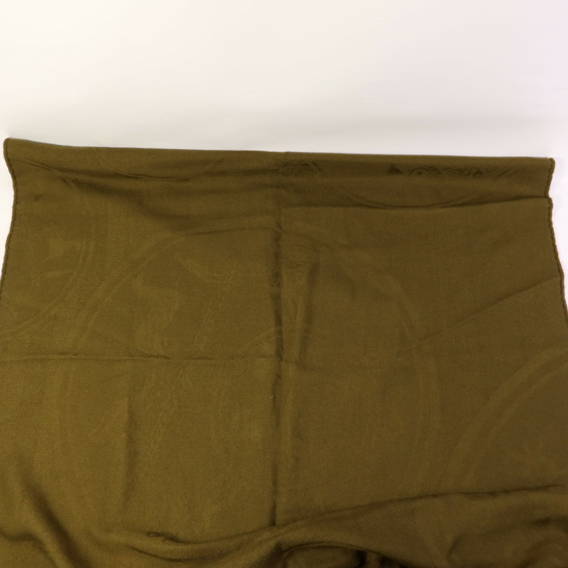 HERMES 羊絨/絲質Scarf頸巾-4