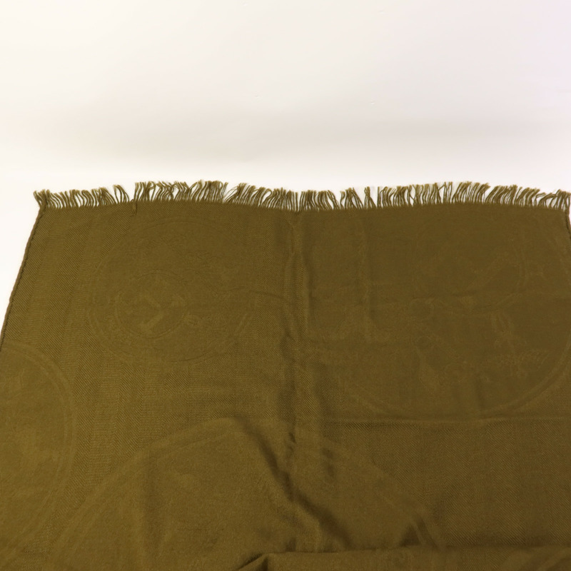 HERMES 羊絨/絲質Scarf頸巾-5