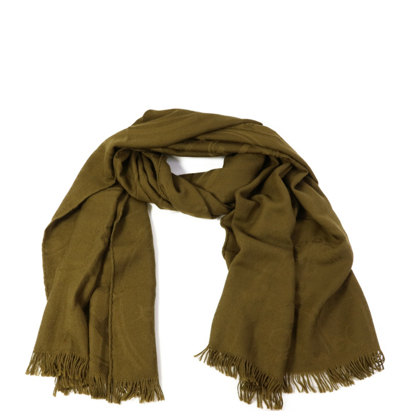 HERMES 羊絨/絲質Scarf頸巾-6