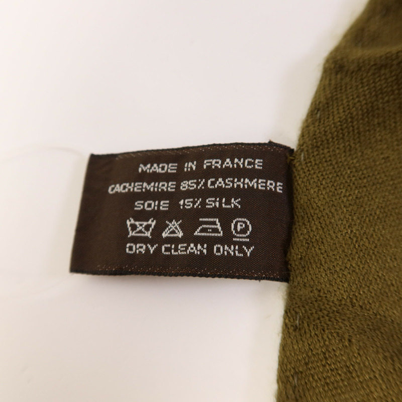 HERMES 羊絨/絲質Scarf頸巾-8