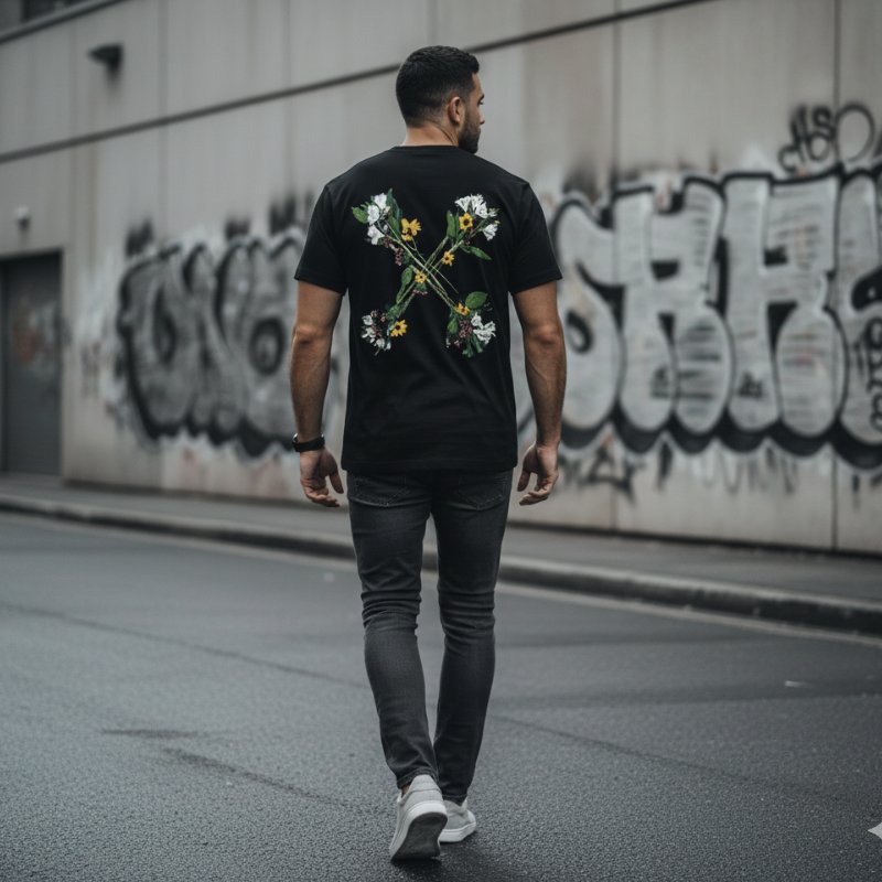 🛍️ 最後一波優惠・開搶倒數中！【OFF-WHITE】經典花LOGO T恤-0