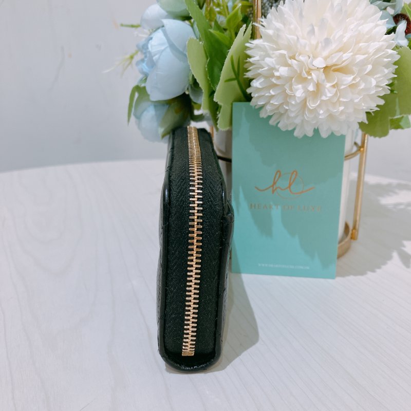 TK1850 CHANEL 香奈兒黑色零錢包 CLASSIC ZIPPED COINS PURSE CAVIAR-12