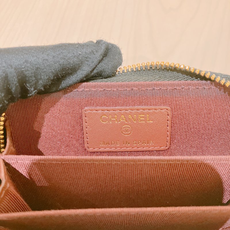 TK1850 CHANEL 香奈兒黑色零錢包 CLASSIC ZIPPED COINS PURSE CAVIAR-27