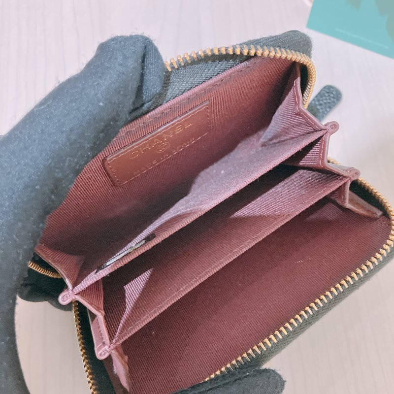 TK1850 CHANEL 香奈兒黑色零錢包 CLASSIC ZIPPED COINS PURSE CAVIAR-28