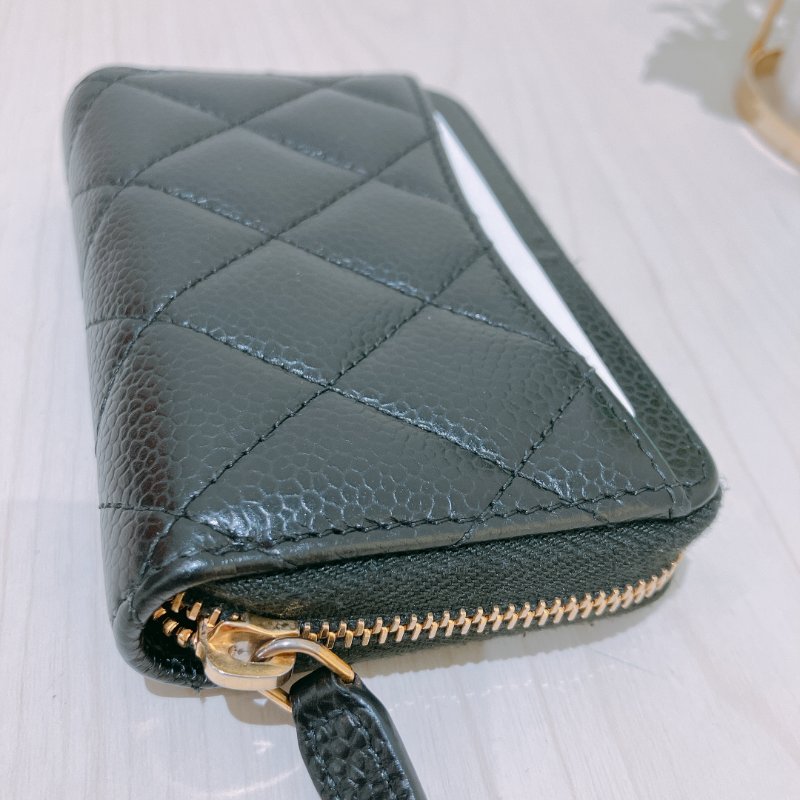TK1850 CHANEL 香奈兒黑色零錢包 CLASSIC ZIPPED COINS PURSE CAVIAR-30