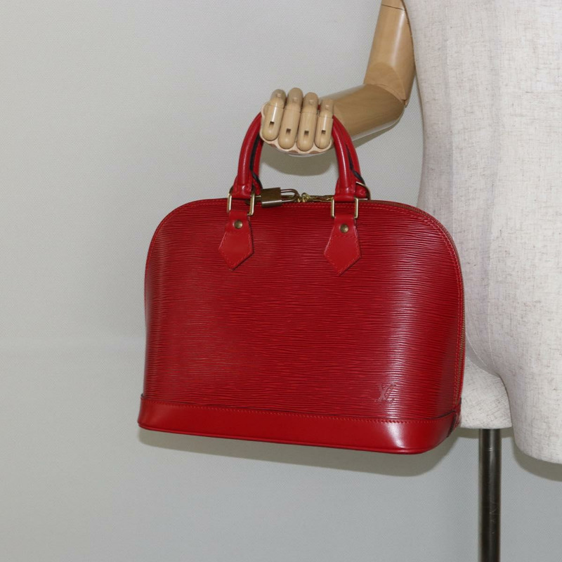 【日本直送】路易威登 Epi Alma 手提包 卡斯蒂利亞紅 M52147 LV 正品 144152-23