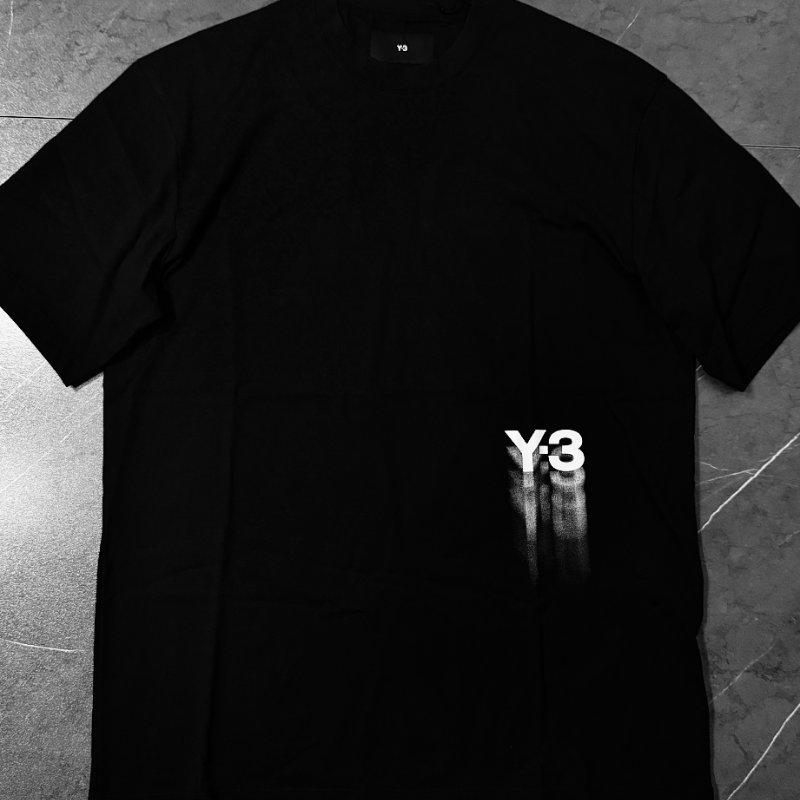 🚨 雙11最後倒數・今晚錯過等明年！【Y-3】新款LOGO殘影漸層 T恤-1