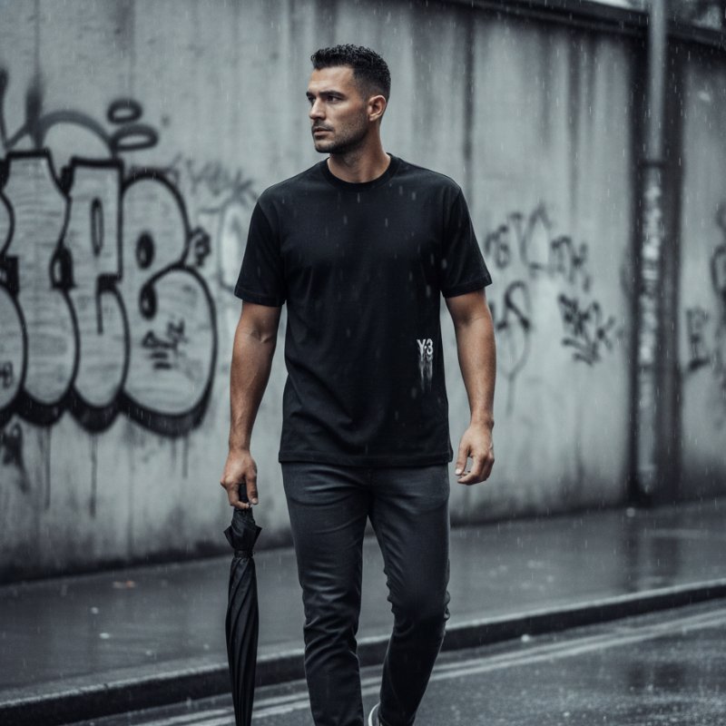 🚨 雙11最後倒數・今晚錯過等明年！【Y-3】新款LOGO殘影漸層 T恤-0