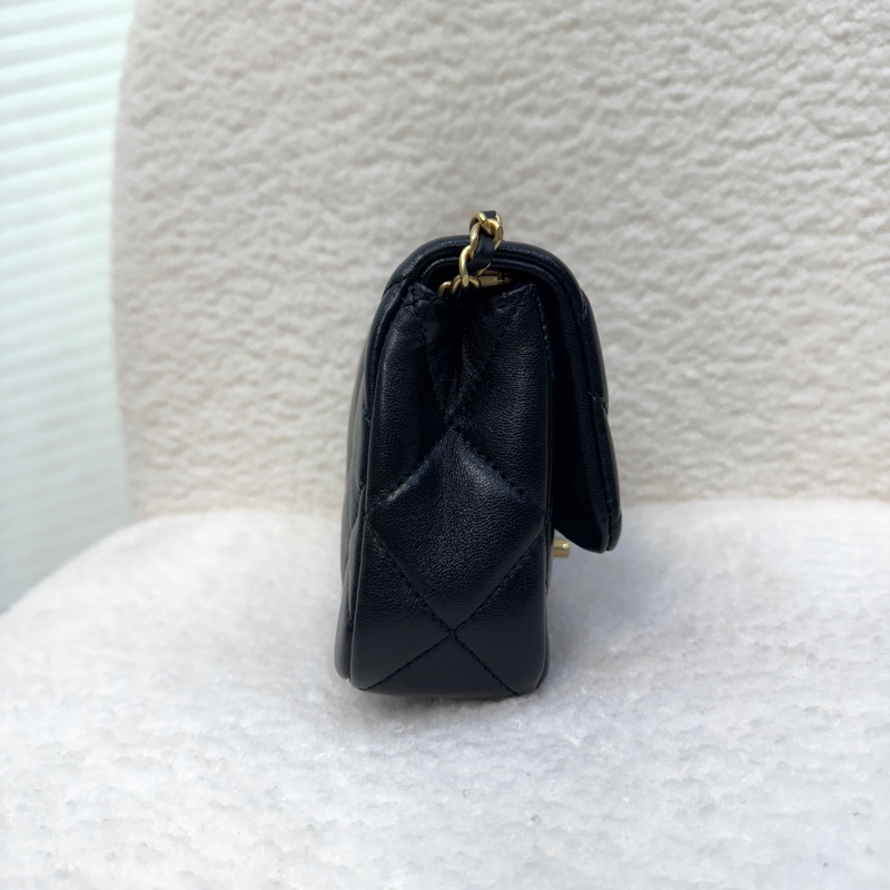 VIC限量💭🖤香奈兒小方胖CHANEL 24S 黑金湯圓珍珠方胖子AS4868（芯片）-12