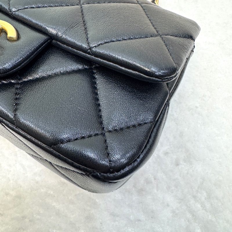 VIC限量💭🖤香奈兒小方胖CHANEL 24S 黑金湯圓珍珠方胖子AS4868（芯片）-20