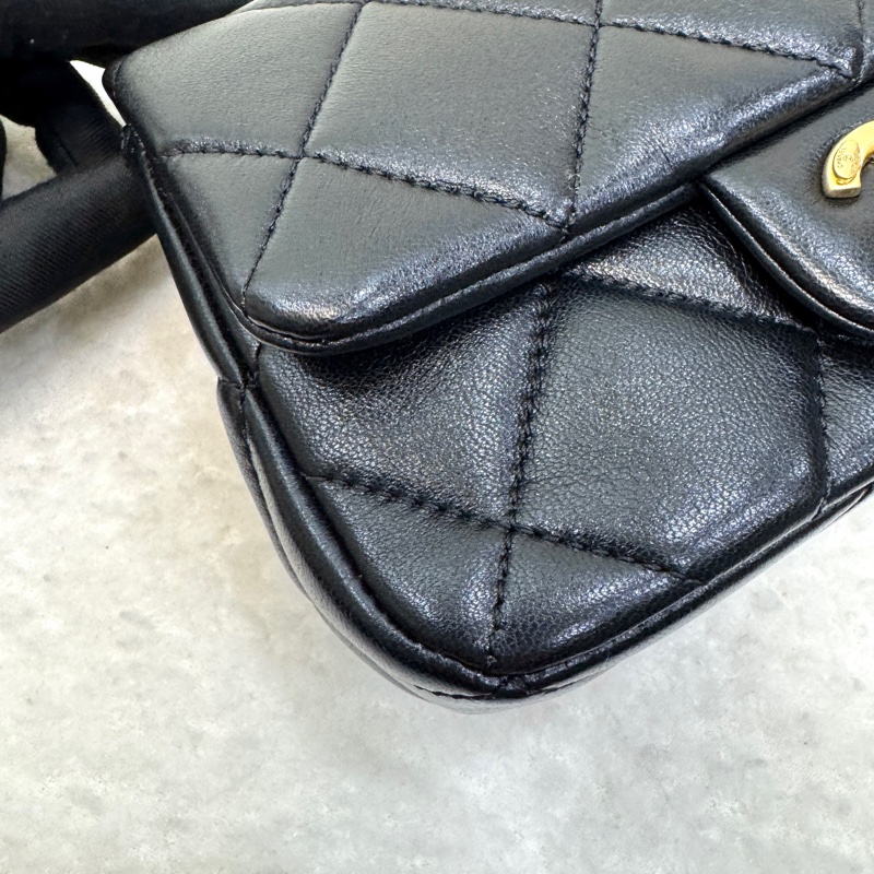 VIC限量💭🖤香奈兒小方胖CHANEL 24S 黑金湯圓珍珠方胖子AS4868（芯片）-21