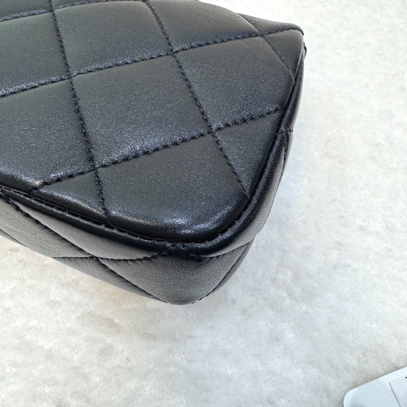 VIC限量💭🖤香奈兒小方胖CHANEL 24S 黑金湯圓珍珠方胖子AS4868（芯片）-22