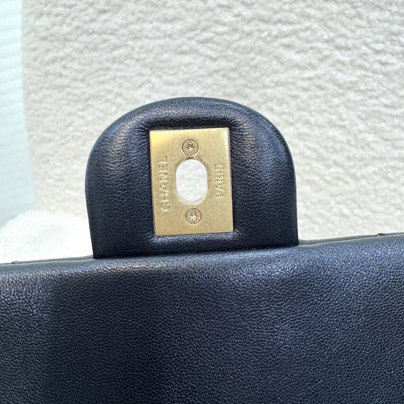 VIC限量💭🖤香奈兒小方胖CHANEL 24S 黑金湯圓珍珠方胖子AS4868（芯片）-24