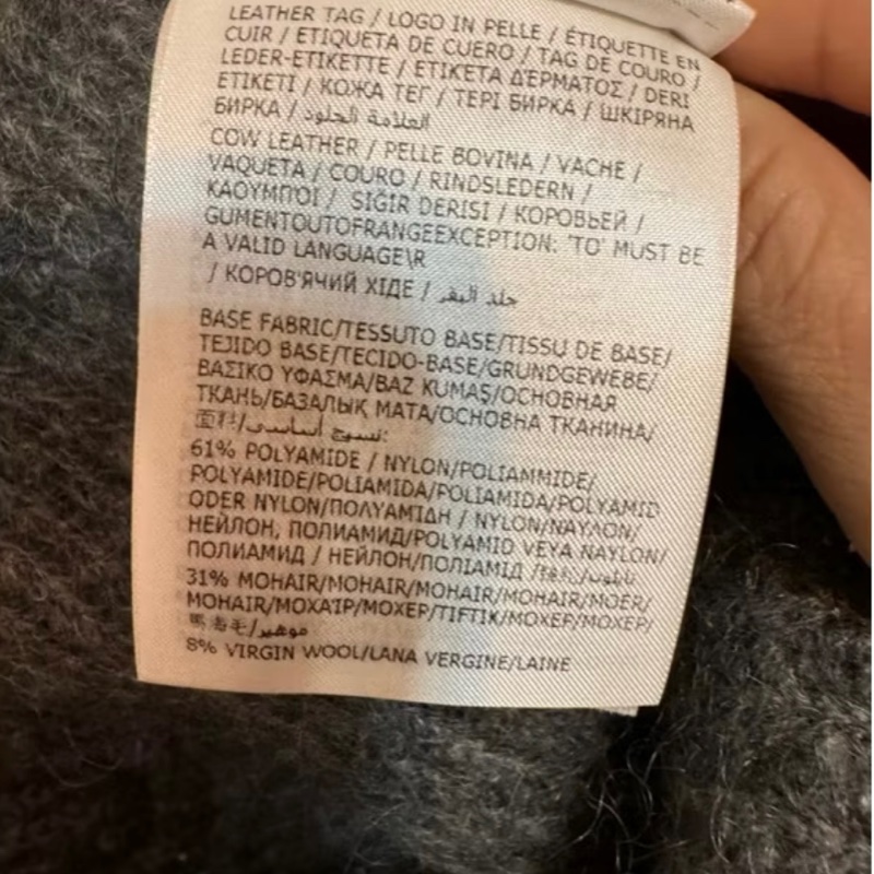 MONCLER女用羊毛馬海毛漁夫帽購於巴黎戴高樂機場只戴過一次-4