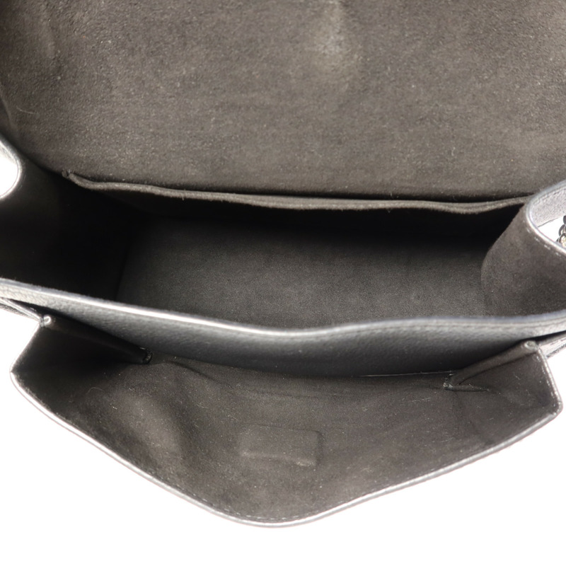 LOUIS VUITTON 牛皮皮革Mylockme銀扣鏈帶肩背袋-6