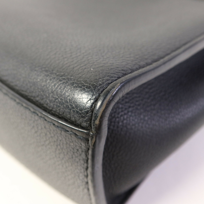 LOUIS VUITTON 牛皮皮革Mylockme銀扣鏈帶肩背袋-13