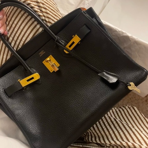 愛馬仕黑金birkin30