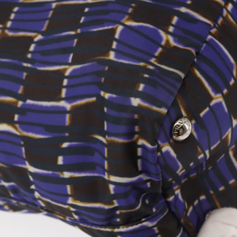 【日本直送】PRADA 手提包 尼龍 2 用 紫色 銀色 正品 145955-16