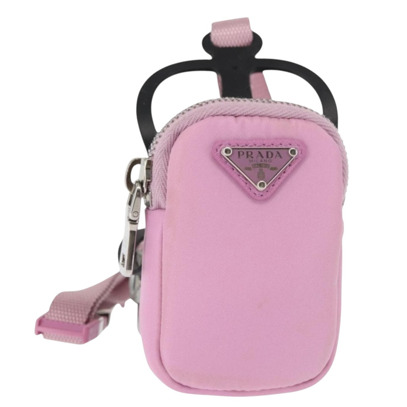 【日本直送】PRADA 頸帶手機包 尼龍 粉紅 正品 146040-0