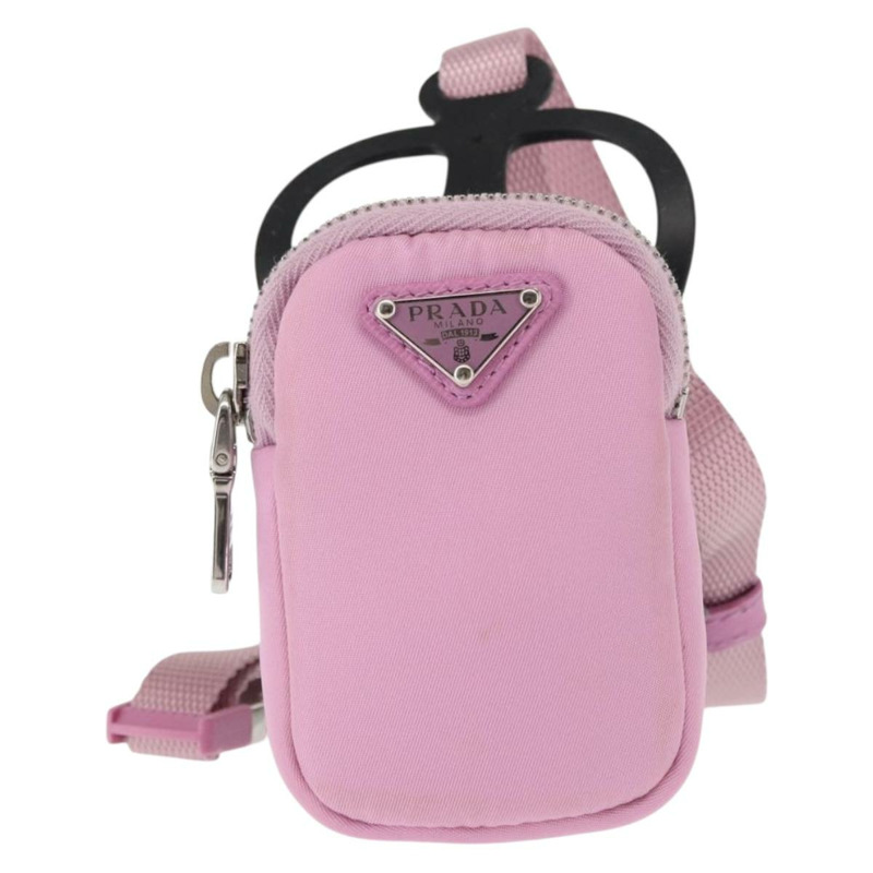 【日本直送】PRADA 頸帶手機包 尼龍 粉紅 正品 146040-12