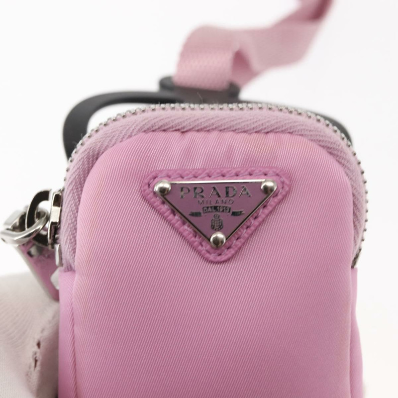 【日本直送】PRADA 頸帶手機包 尼龍 粉紅 正品 146040-16