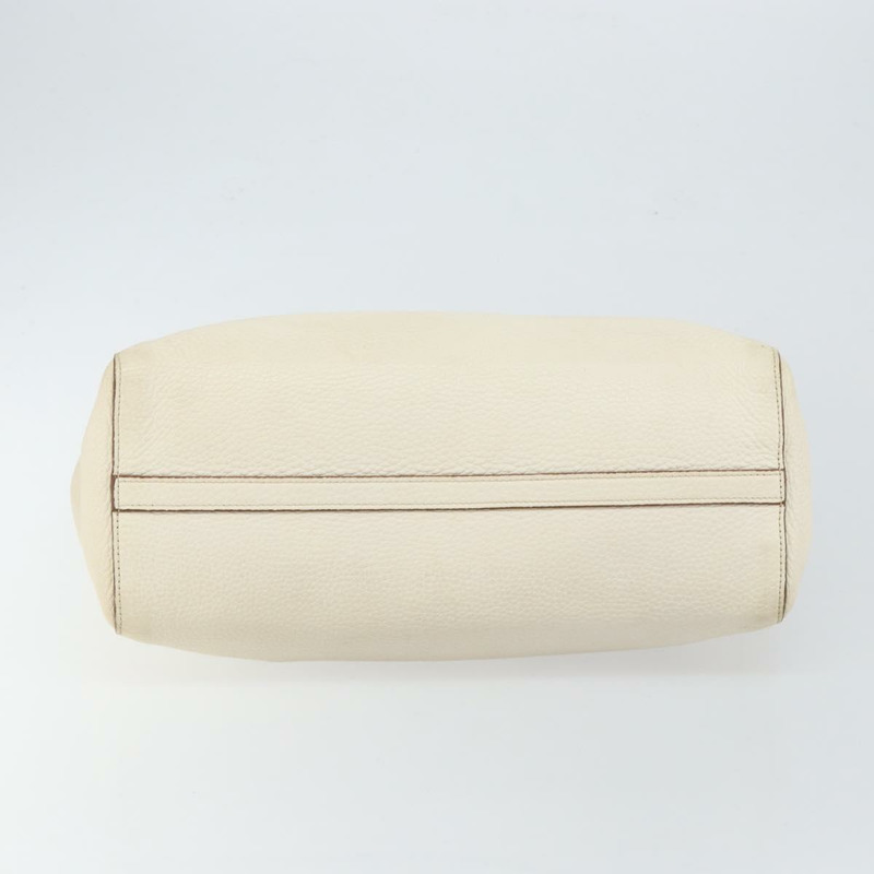 【日本直送】PRADA 白色金色皮革手提包 正品 fm4895-4