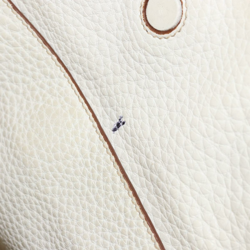 【日本直送】PRADA 白色金色皮革手提包 正品 fm4895-8